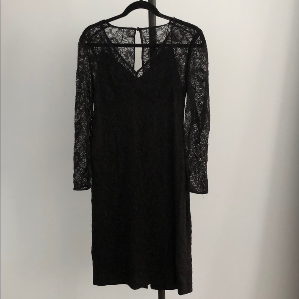 Talbots petite black dress